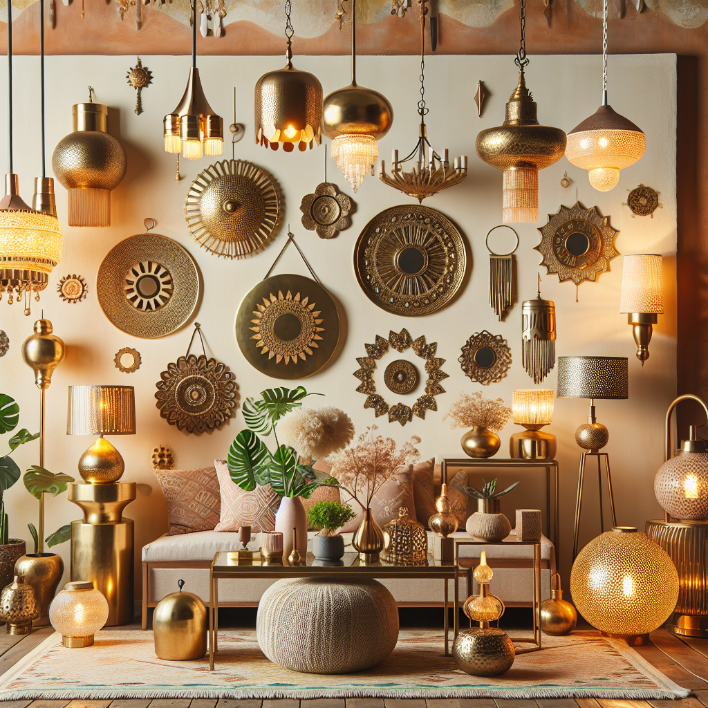 Timeless Allure: How Boho Brass Lights Enhance Every Space